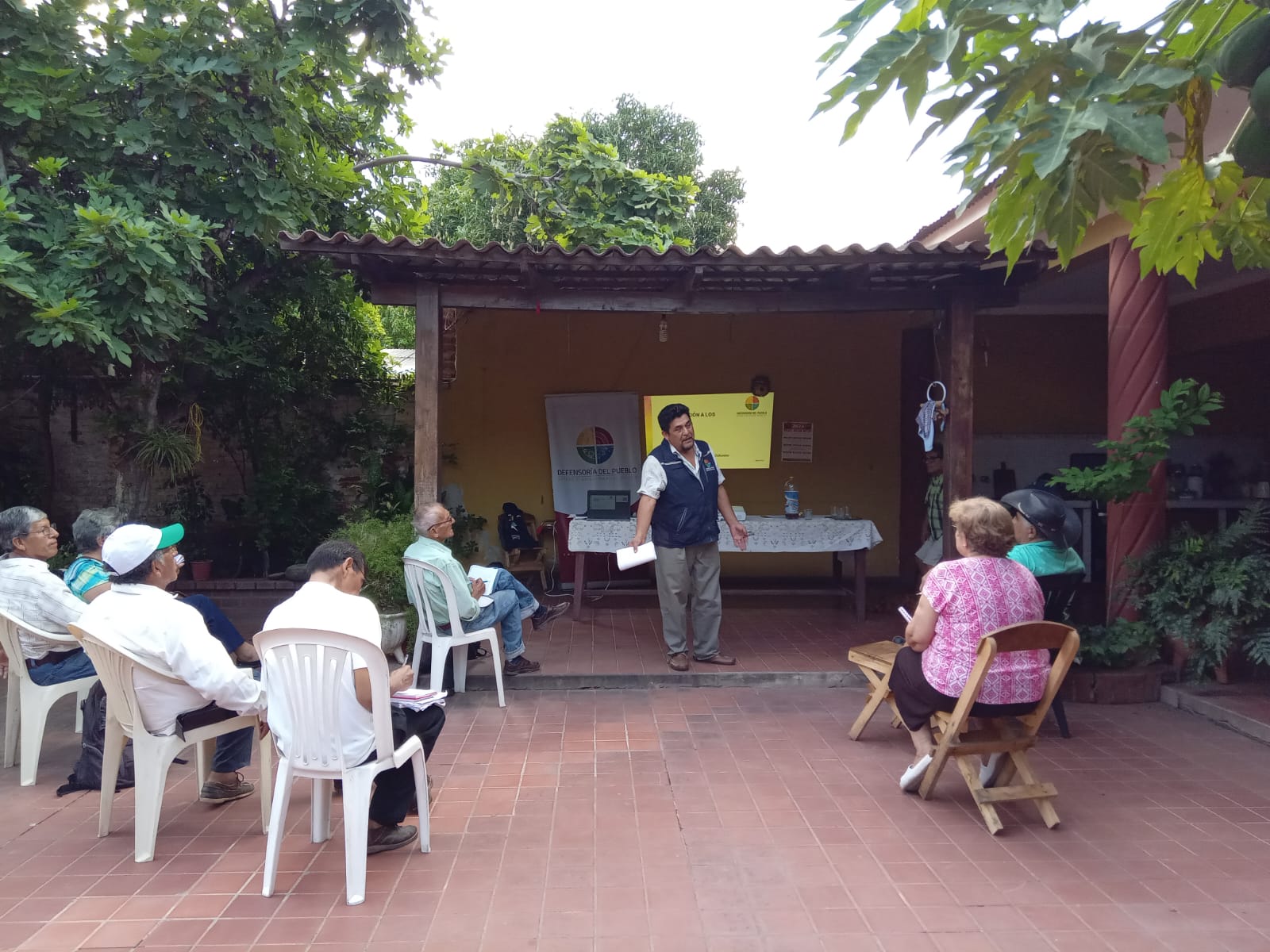 DEFENSORÍA DEL PUEBLO IMPULSA LOS DERECHOS HUMANOS DE LOS ADULTOS MAYORES EN VILLA MONTES