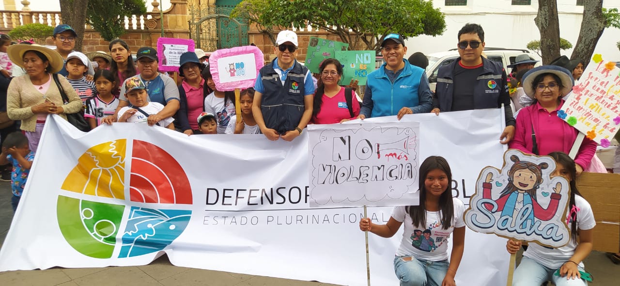 Defensoría del Pueblo participa de la Caminata en reconocimiento de los Derechos de las Niñas