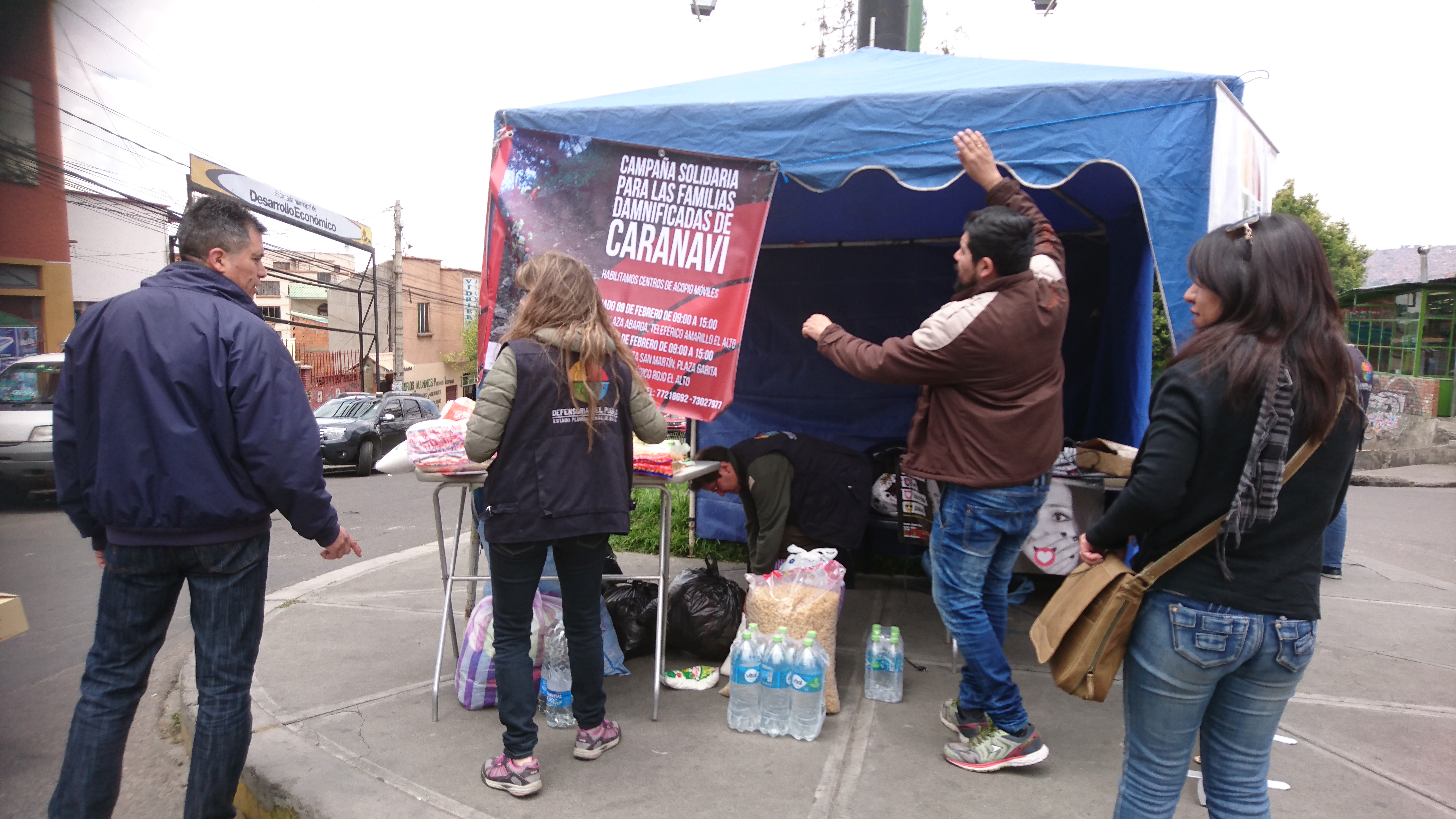 APOYEMOS A LAS FAMILIAS DANMINIFICADAS POR LOS DESASTRES NATURALES EN CARANAVI