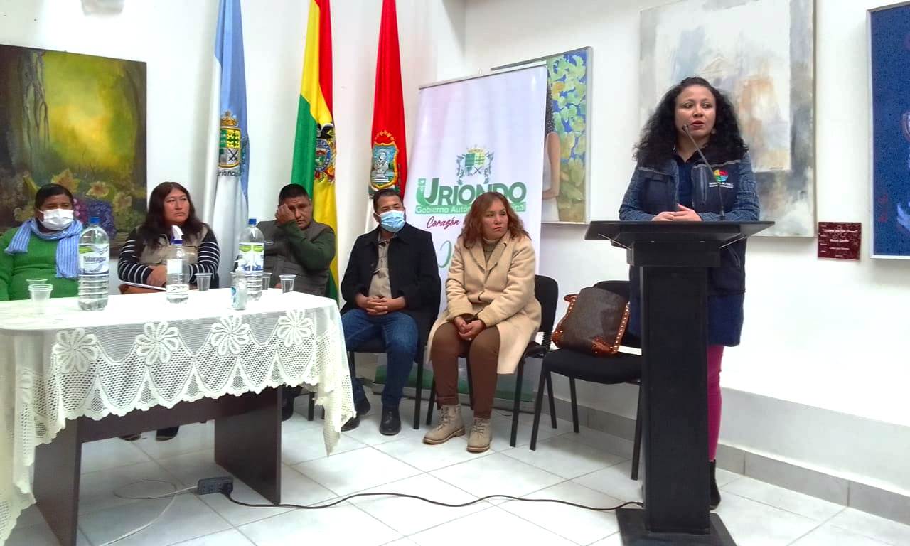 DEFENSORÍA DEL PUEBLO DESTACA LA PROMULGACIÓN DE LA LEY INTEGRAL CONTRA LA VIOLENCIA EN EL MUNICIPIO DE URIONDO DE TARIJA