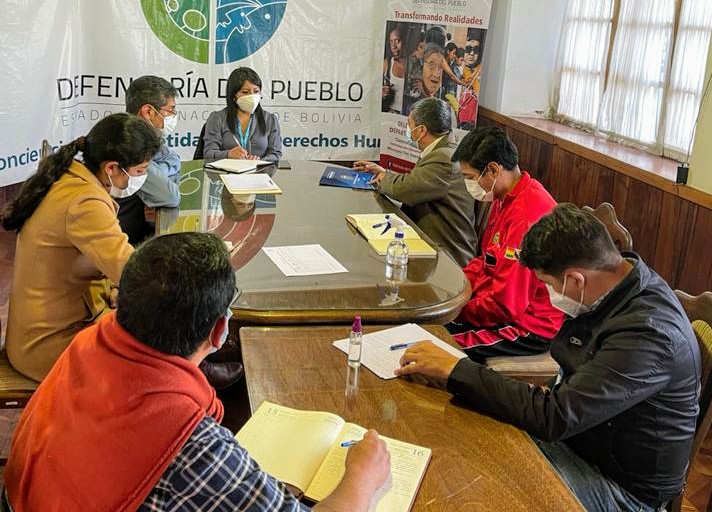 Defensoría del Pueblo y Dirección Departamental de Educación inician acciones para verificar condiciones de la infraestructura y medidas de bioseguridad en unidades educativas