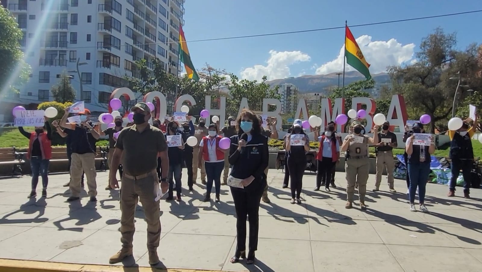 LA DEFENSORÍA DEL PUEBLO SE UNE A LA CAMPAÑA DE LA RED BOLIVISIÓN PARA PREVENIR LA VIOLENCIA HACIA LAS MUJERES