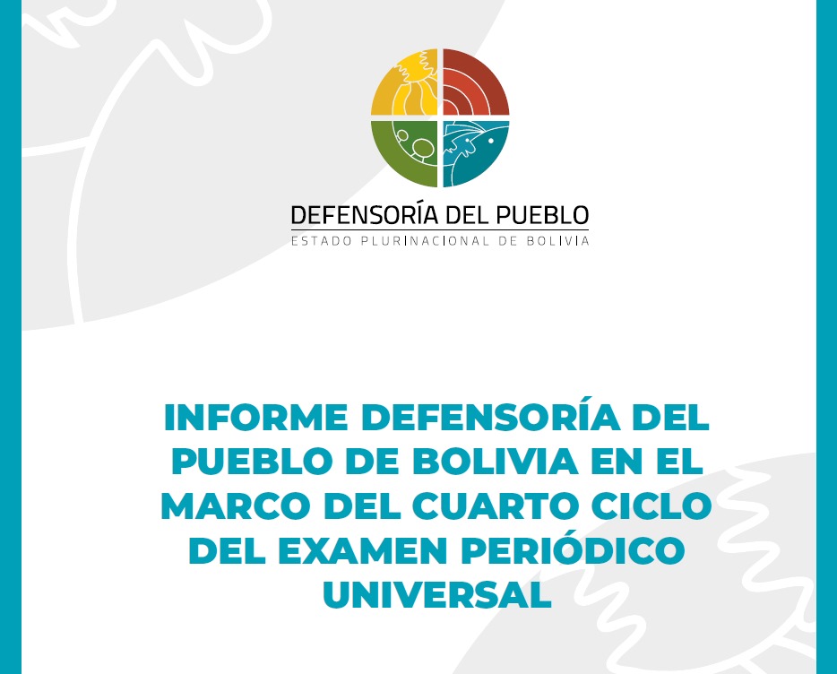 Defensoría del Pueblo presenta informe para el cuarto ciclo del EPU con recomendaciones realizadas al Estado