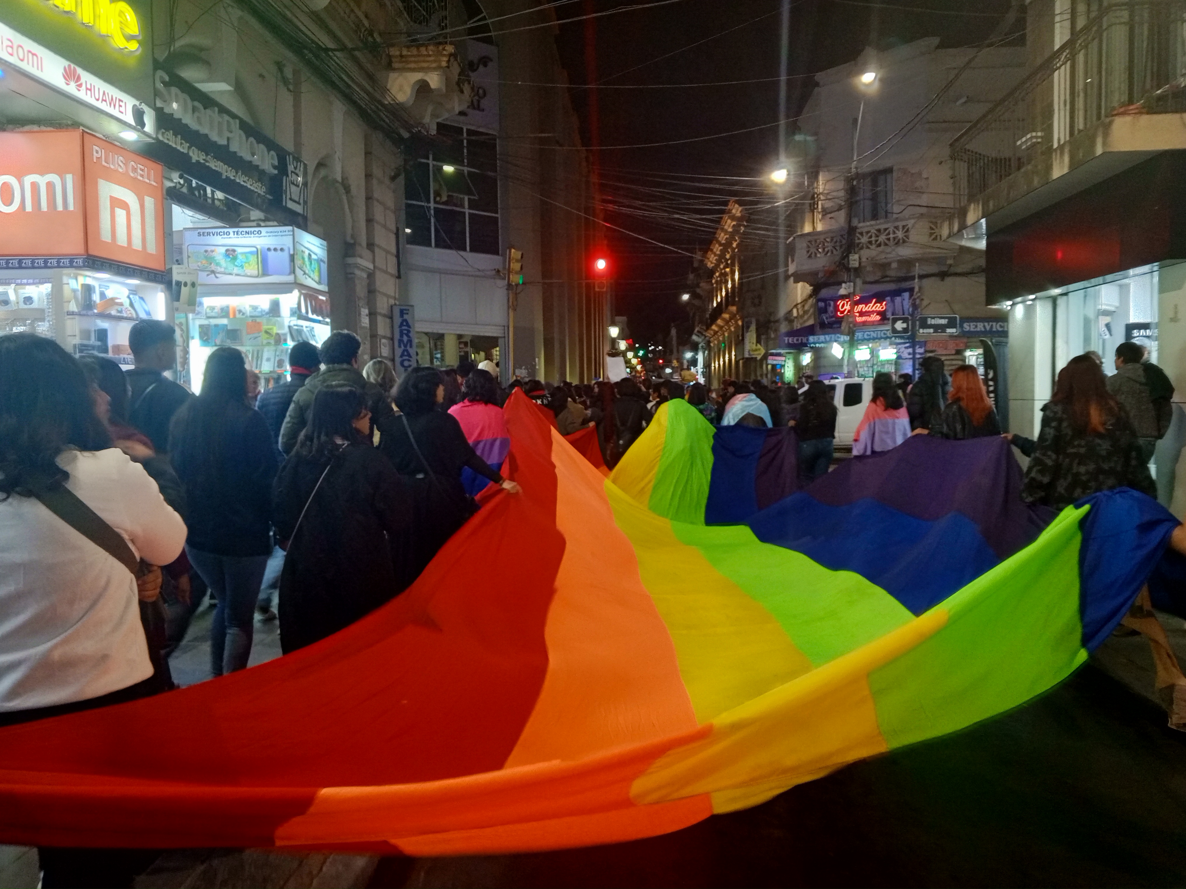 18ª MARCHA POR LA IGUALDAD DE DERECHOS DE LA POBLACIÓN LGBTI EN TARIJA EXIGE IGUALDAD DE DERECHOS