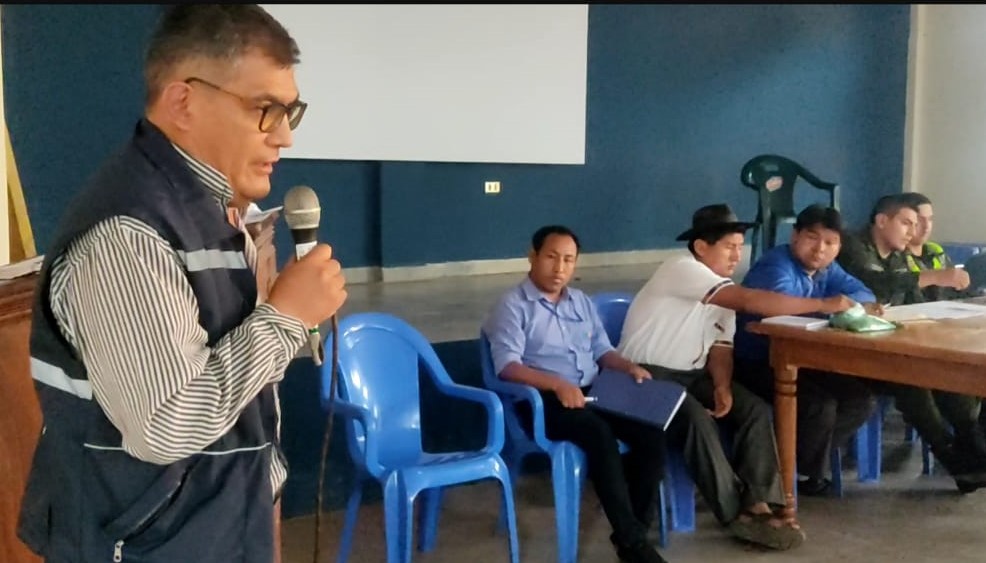 LA DEFENSORÍA DEL PUEBLO PARTICIPO DE LA REUNIÓN DE DEL CONSEJO DE SEGURIDAD CIUDADANA DEL MUNICIPIO DE SHINAHOTA