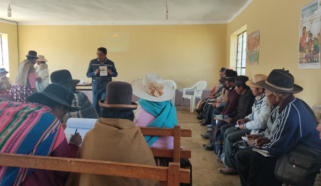 Defensoría del Pueblo, llevó adelante la socialización de los Derechos Humanos y la atención, preferente a personas con discapacidad del municipio de Jesús de Machaca