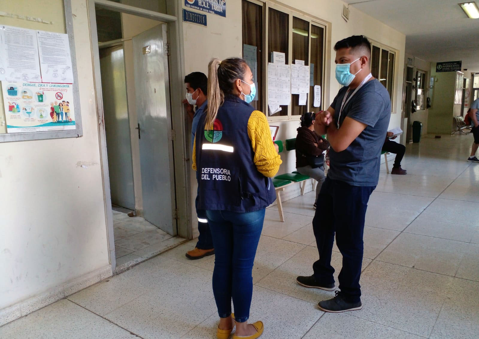 DEFENSORÍA DEL PUEBLO EN TARIJA INVESTIGA DENUNCIA DE MALTRATO A UNA NIÑA Y SUS FAMILIARES EN EL HOSPITAL OBRERO DE LA CAJA NACIONAL DE SALUD