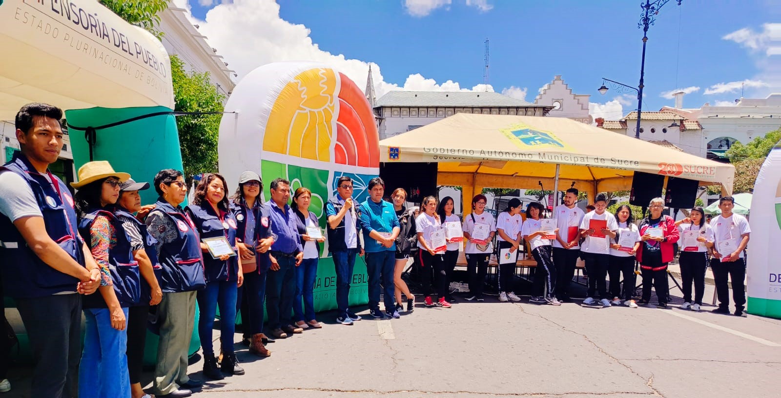 Sucre vive una jornada cultural por los Derechos Humanos