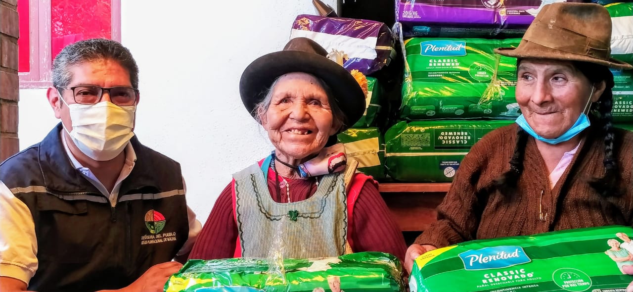 Defensoría del Pueblo entrega 3.000 pañales a centro de acogida para Personas Adultas Mayores del municipio de Camargo por quinto año consecutivo en el marco de la campaña “Por una Vejez Digna”