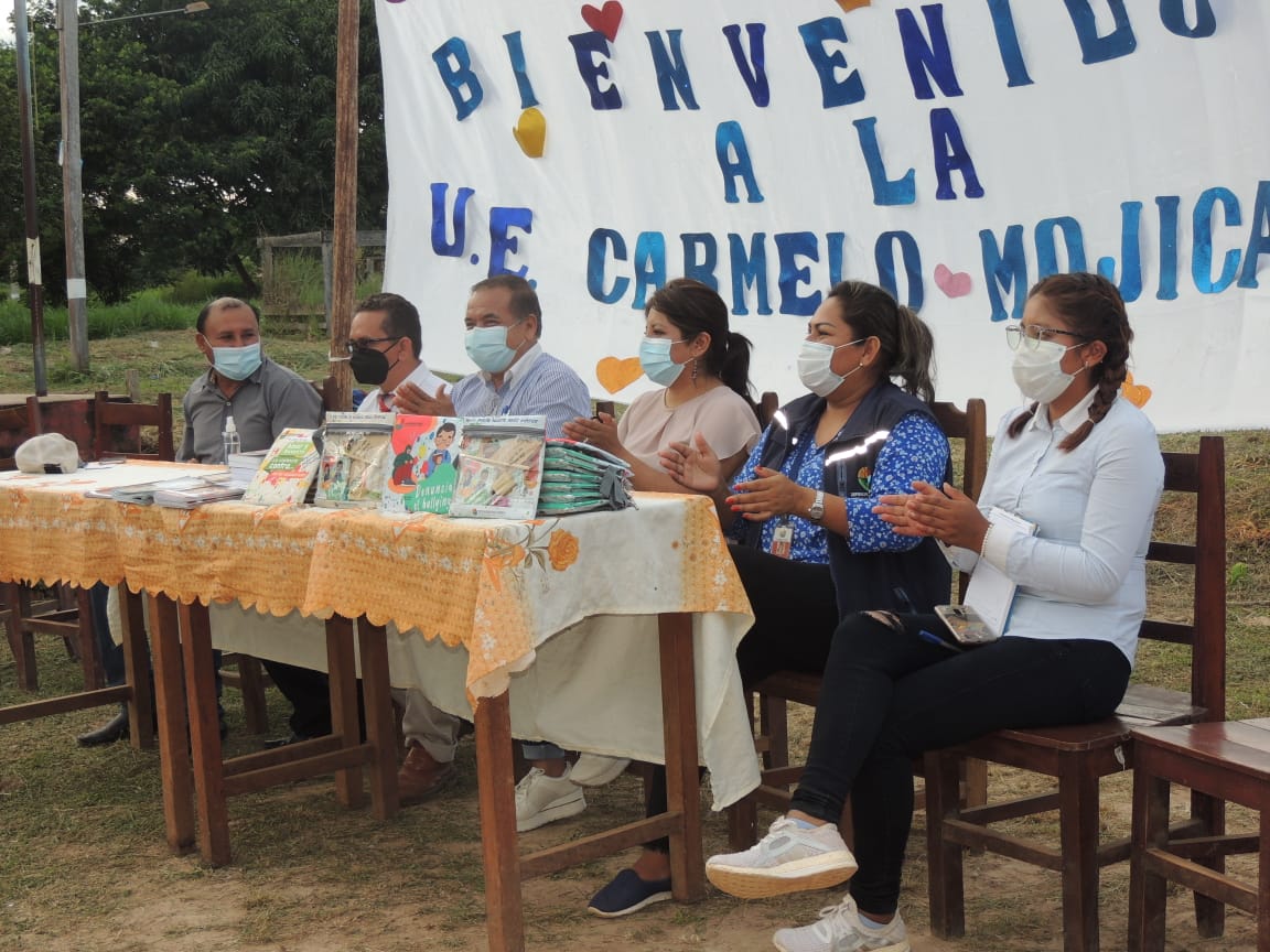 Defensora del Pueblo entrega material para prevenir el bullying  a estudiantes  de comunidades del municipio de Puerto Rico en Pando